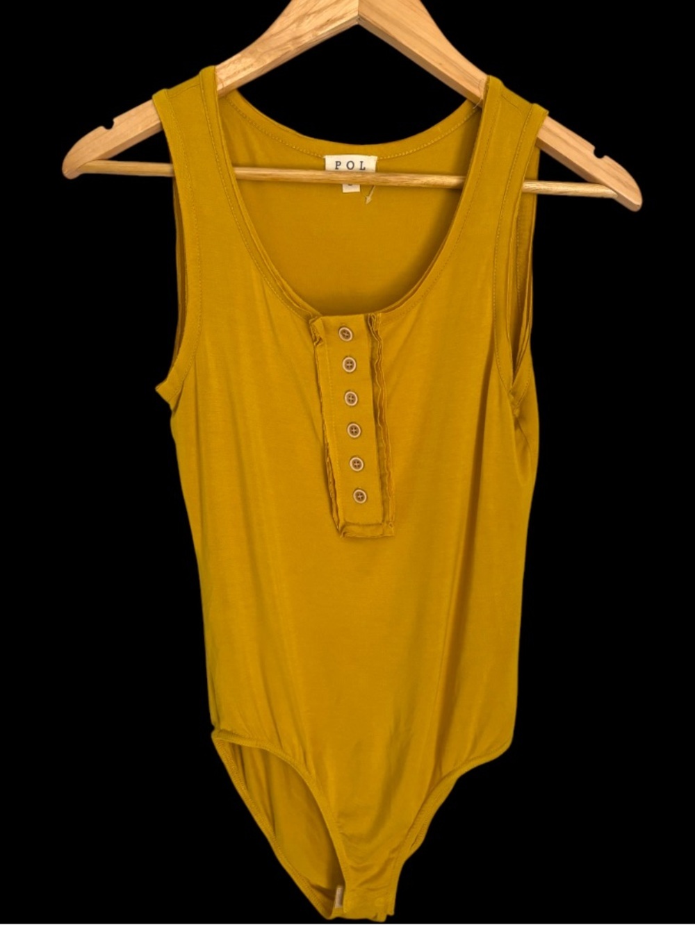POL sleeveless scoop neck bodysuit NWOT